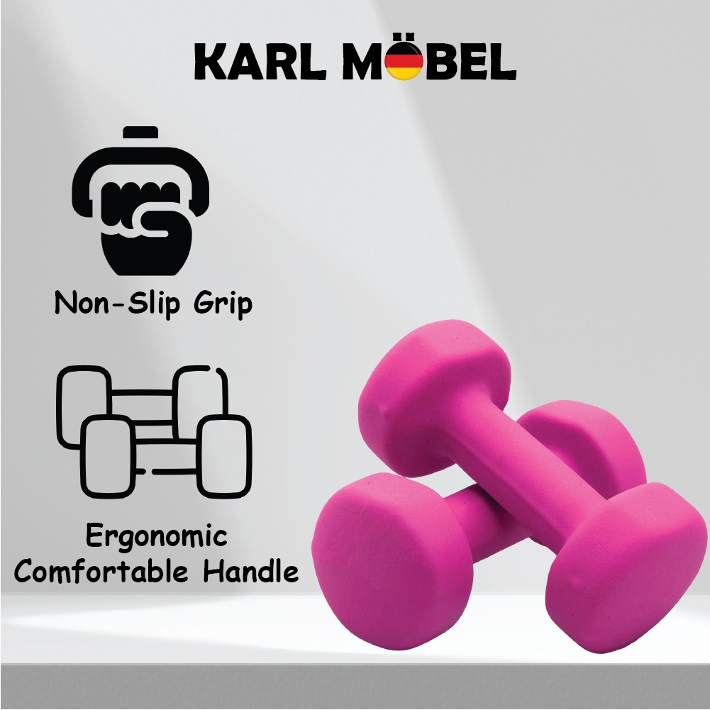 Anti-Slip 0.5KG -10KG Neoprene Dumbbell Sets Hand Weights For