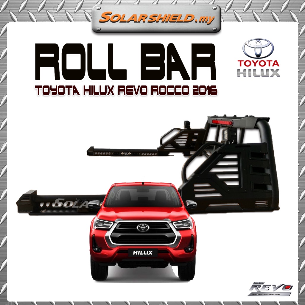 Toyota Hilux Revo Rocco roll bar 4x4 roll bar with rack 4X4 Roll Bar ...