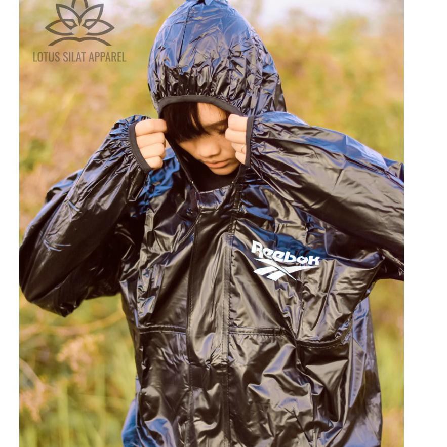 Sauna Suit Jacket Raincoat Jacket Jacket Only Super Jumbo 6xl Shopee Malaysia