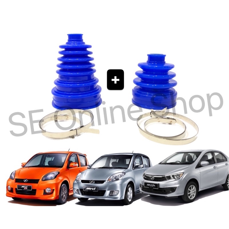 Silicone Drive Shaft Boot Cover Perodua Myvi Old,Bezza 1.3,Mazda 2,Suzuki Swift Inner Outer CV