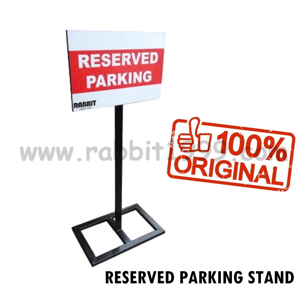 RESERVED PARKING STAND - reserved parking sign board with metal stand ...