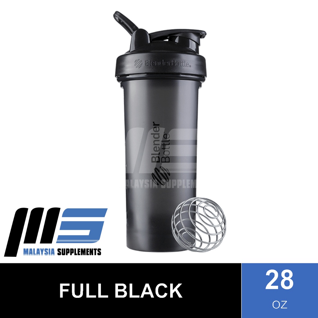 BlenderBottle Pro45 Extra Large Shaker Bottle, Grey/Black, 45-Ounce  Grey/Black 1