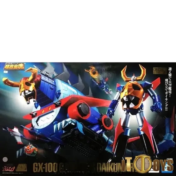 Bandai Soul Of Chogokin GX-100 Gaiking + Daiku Maryu – Set 2 In 1, 17 Cm, Legend Of Daiku-Maryu, Plastica ABS E PVC