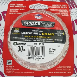 SpiderWire Stealth Code Red Braid 