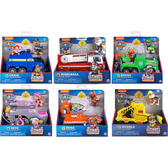 Paw patrol ultimate cheap rescue rocky and zuma