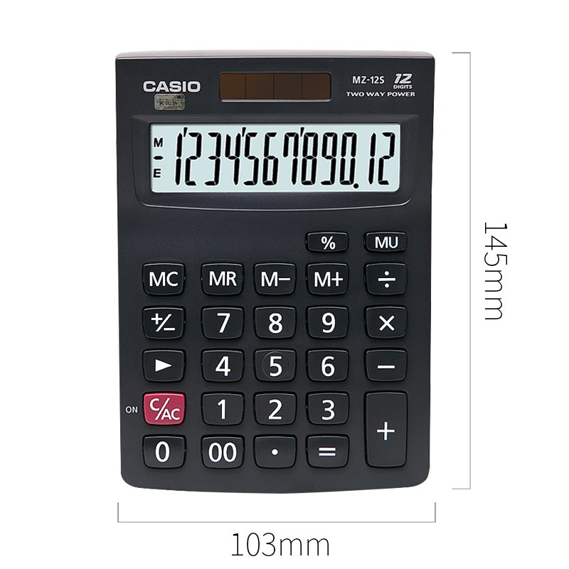 Electronic Calculator MZ12S 12Digit Shopee Malaysia