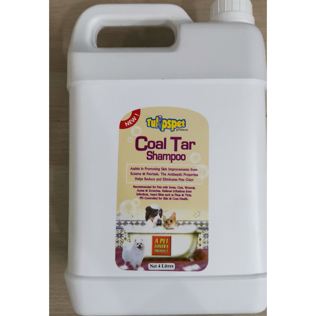 Tulipspet Pet Shampoo Coal Tar 4 litres Shopee Malaysia