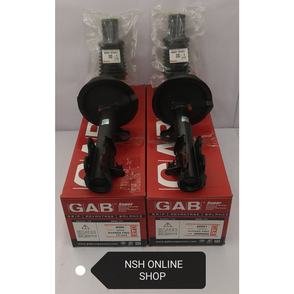 GAB Super Premium Shock Absorber Front For Toyota Avanza F601 F602 1 3 1 5 2003 2011 Year Gas