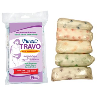 Pureen: Travo Disposable Maternity Panties XL 5's