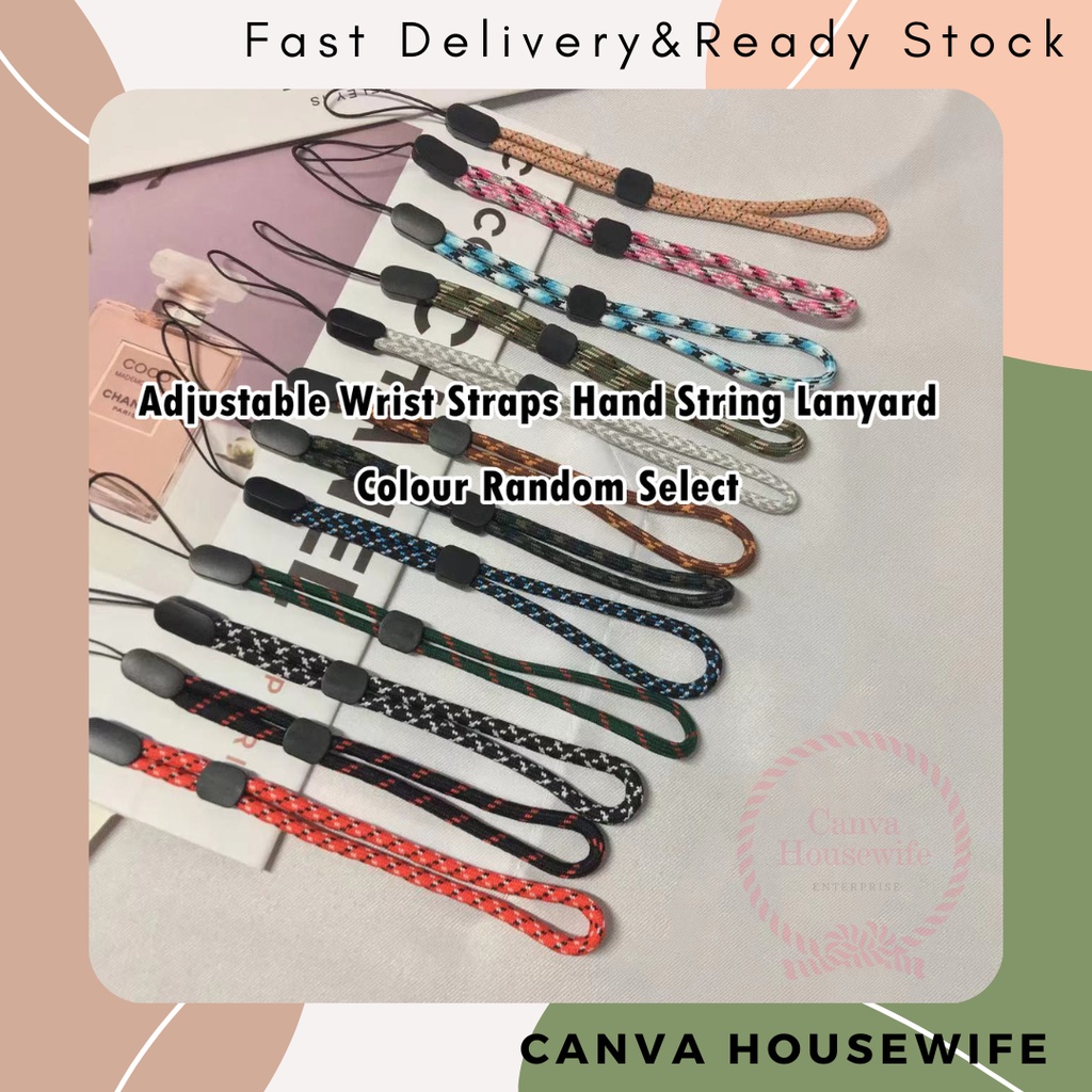 Adjustable Mobile Phone Wrist Straps Hand Lanyard Keychain Anti Lost ...