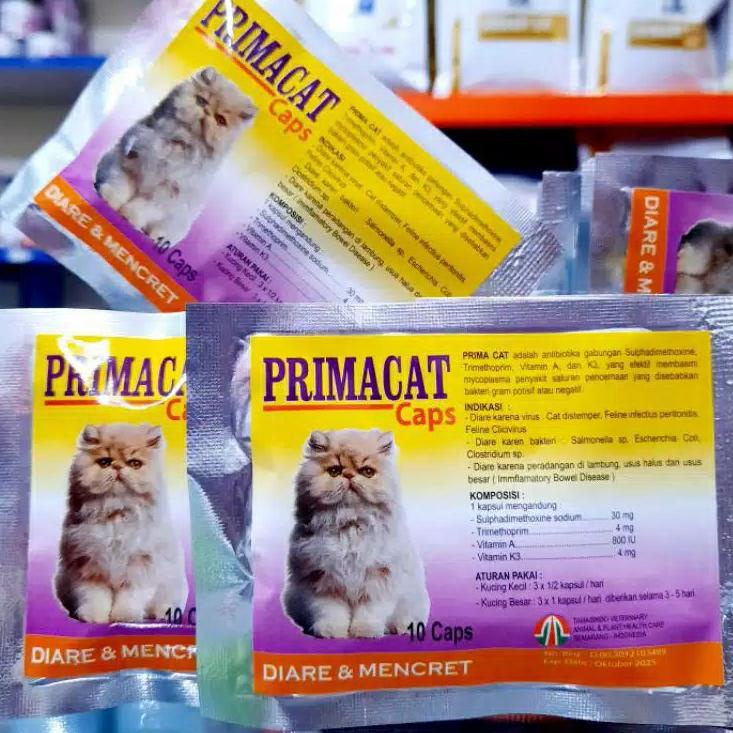 New CAPSUL PRIMACAT Contains 10 Cat Diarrhea Medicines! Shopee Malaysia