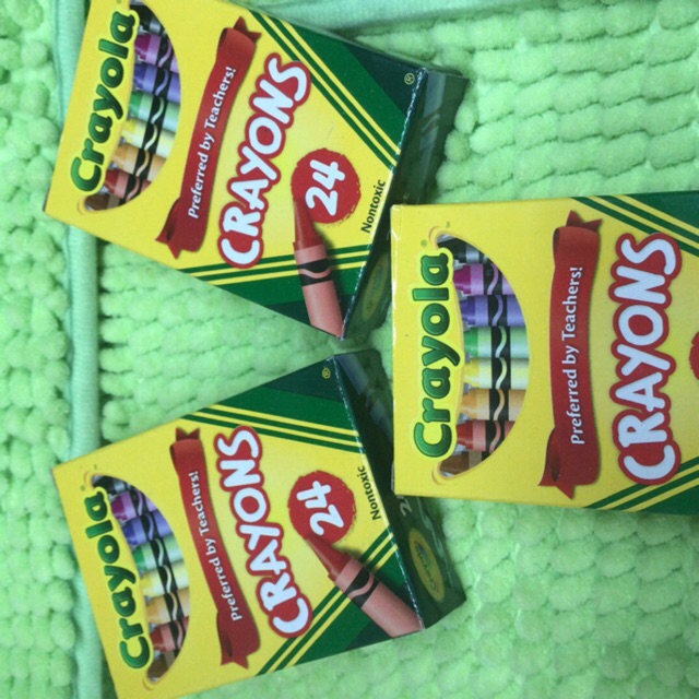 24 colors crayola crayons | Shopee Malaysia