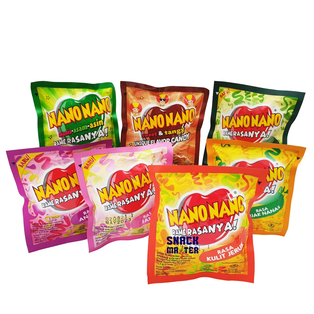 Nano Nano Candy Sweets Fruit - Net 12.5 gr | Shopee Malaysia