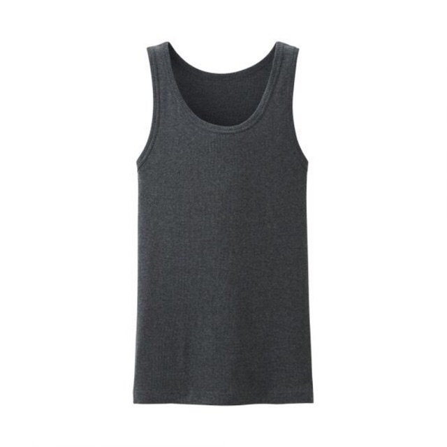 Preowned] Uniqlo Men Packaged Dry Rib Tank Top