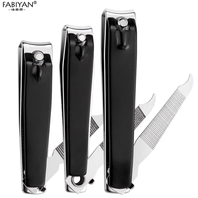 Stainless Steel Nail Clipper Cutters with Nail File Sharp Trimmer ...