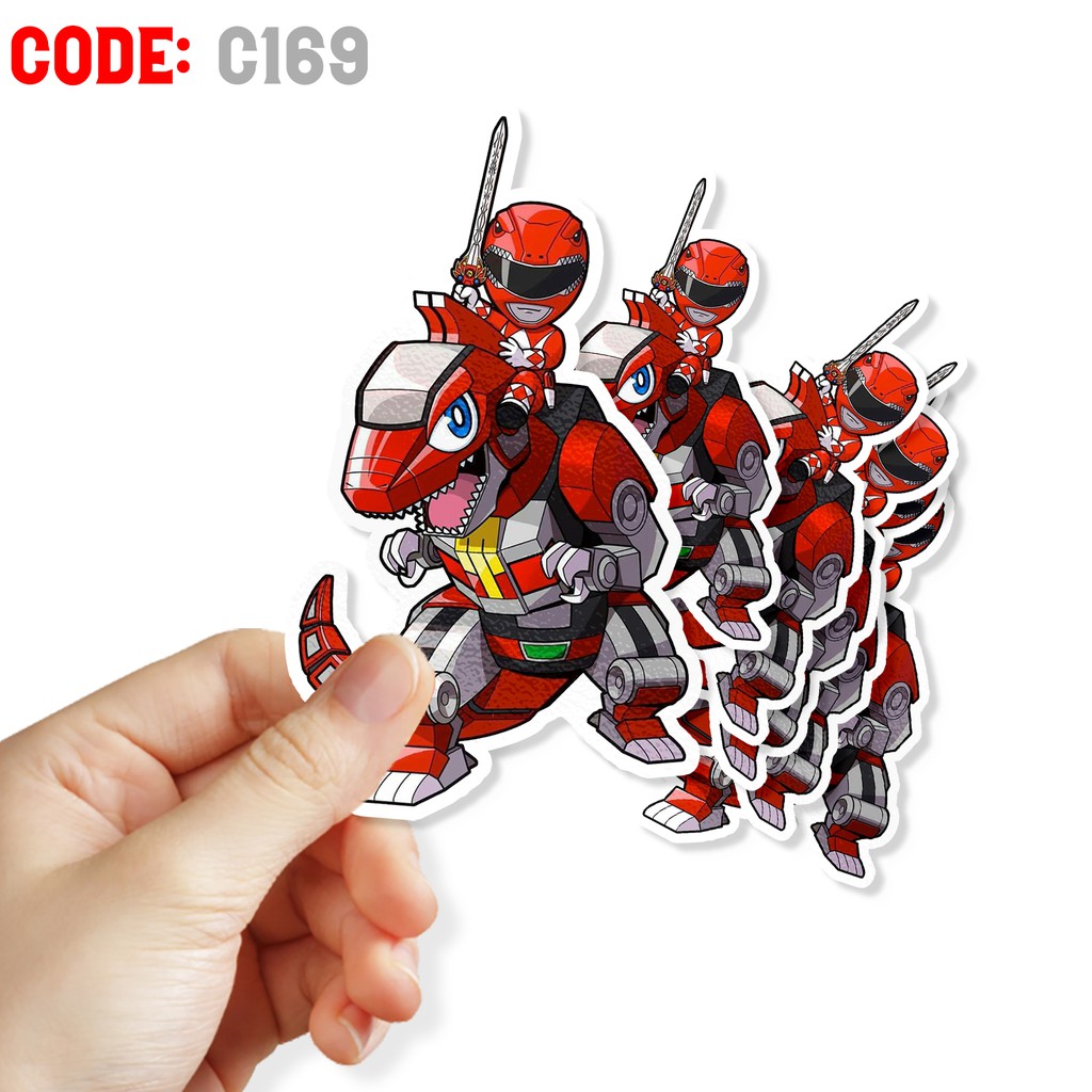 Sticker Cartoon (Catalog 9) POWER RANGERS, JURASSIC PARK | Shopee Malaysia