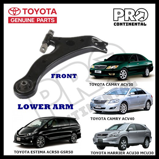 Genuine Toyota Camry Acv30 Acv40 Estima Acr30 Harrier Acu30 Front Lower Arm Shopee Malaysia 0671