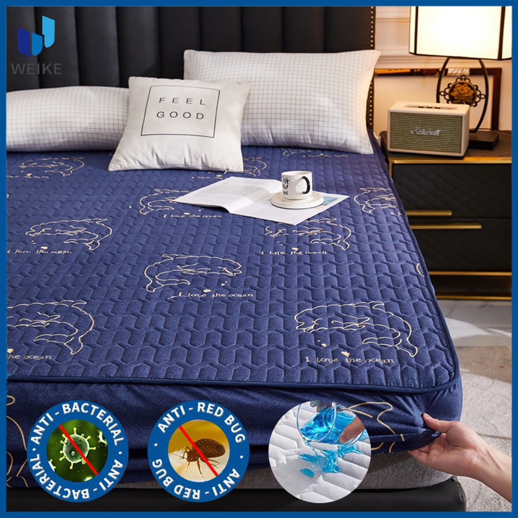 Waterproof Mattress Protector Elastic Fitted Bedsheet Cadar Tilam