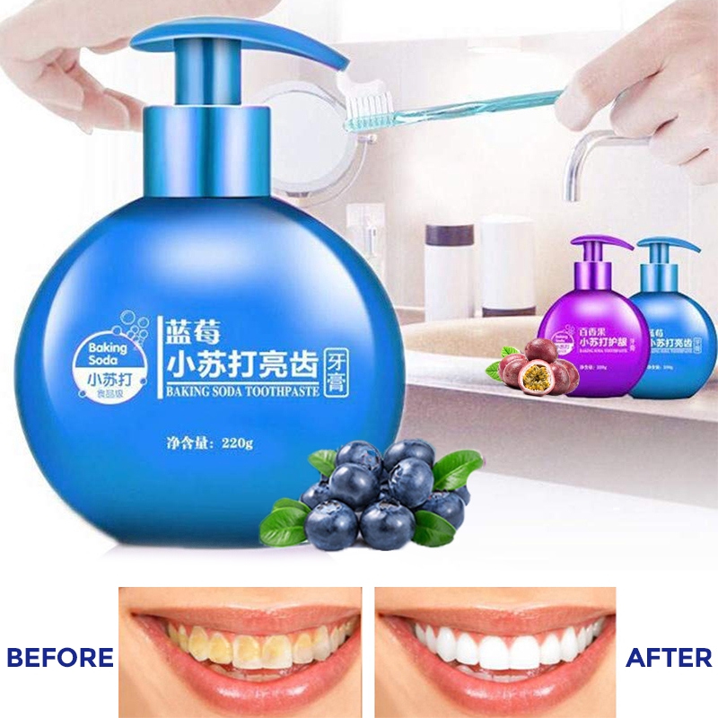 VINS Whitening Toothpaste Baking Soda White Teeth Remove Stain Clean
