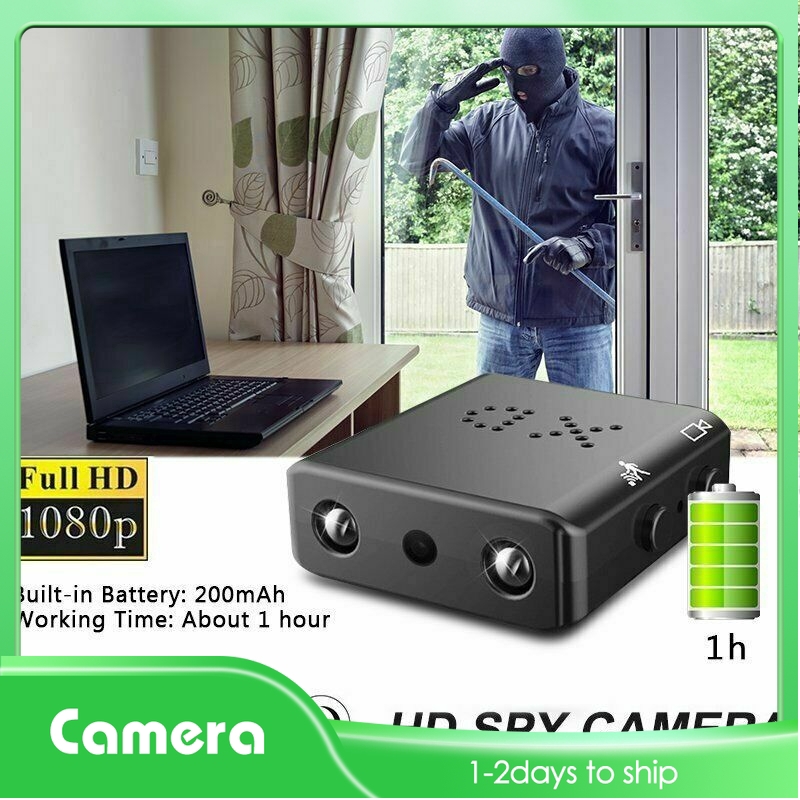 Mini Hidden Spy Camera IR HD 1080P Camera Night Vision TF Card Motion