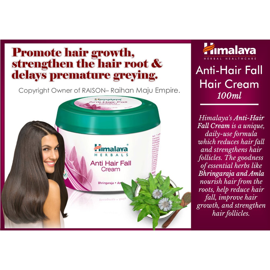 Himalaya Anti-Hair Fall Cream 100ml | Shopee Malaysia