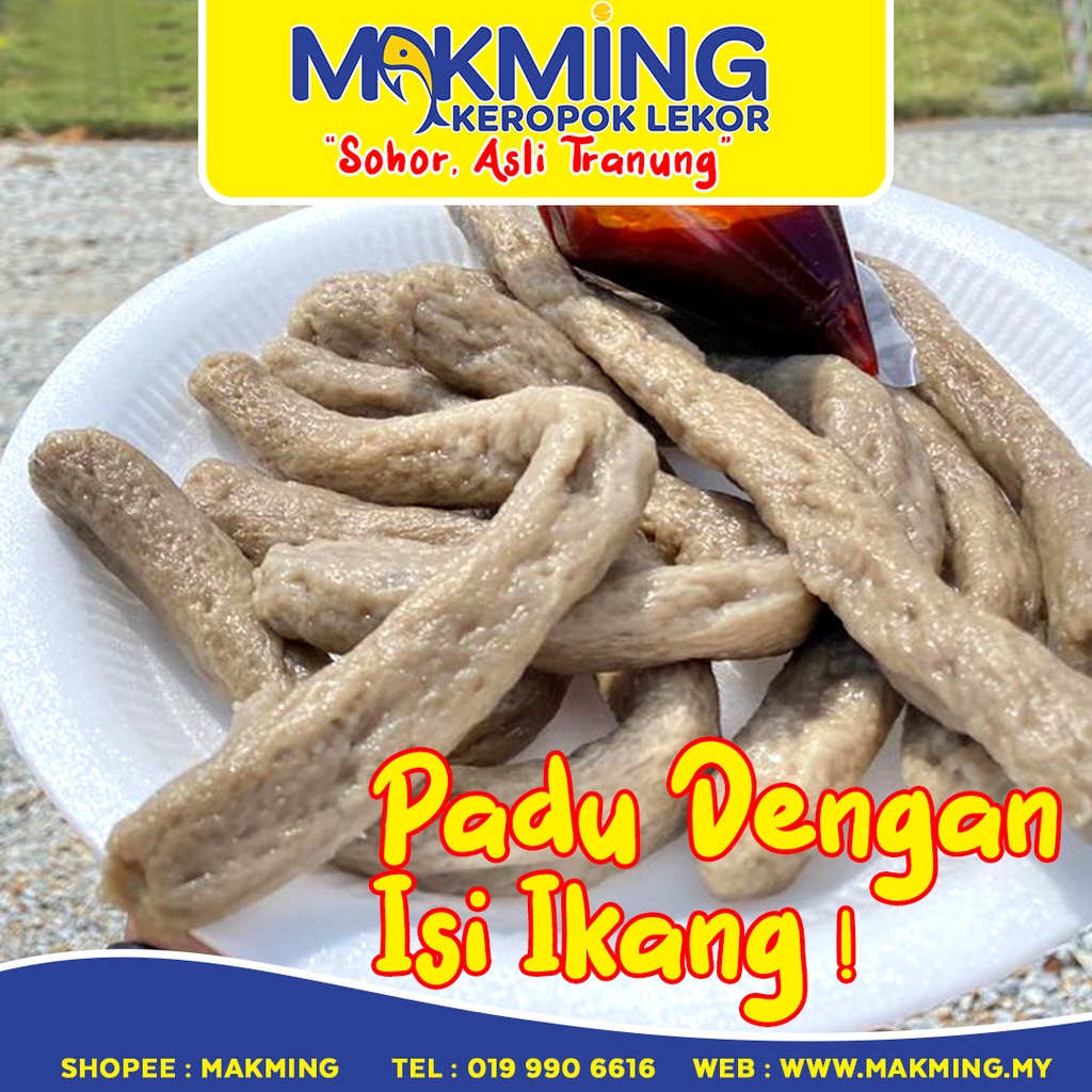 Keropok Lekor Vakum Isi Ikan Ssaje Keropok Lekor Makming Sos Pencicah Asli Terengganu Shopee 9088