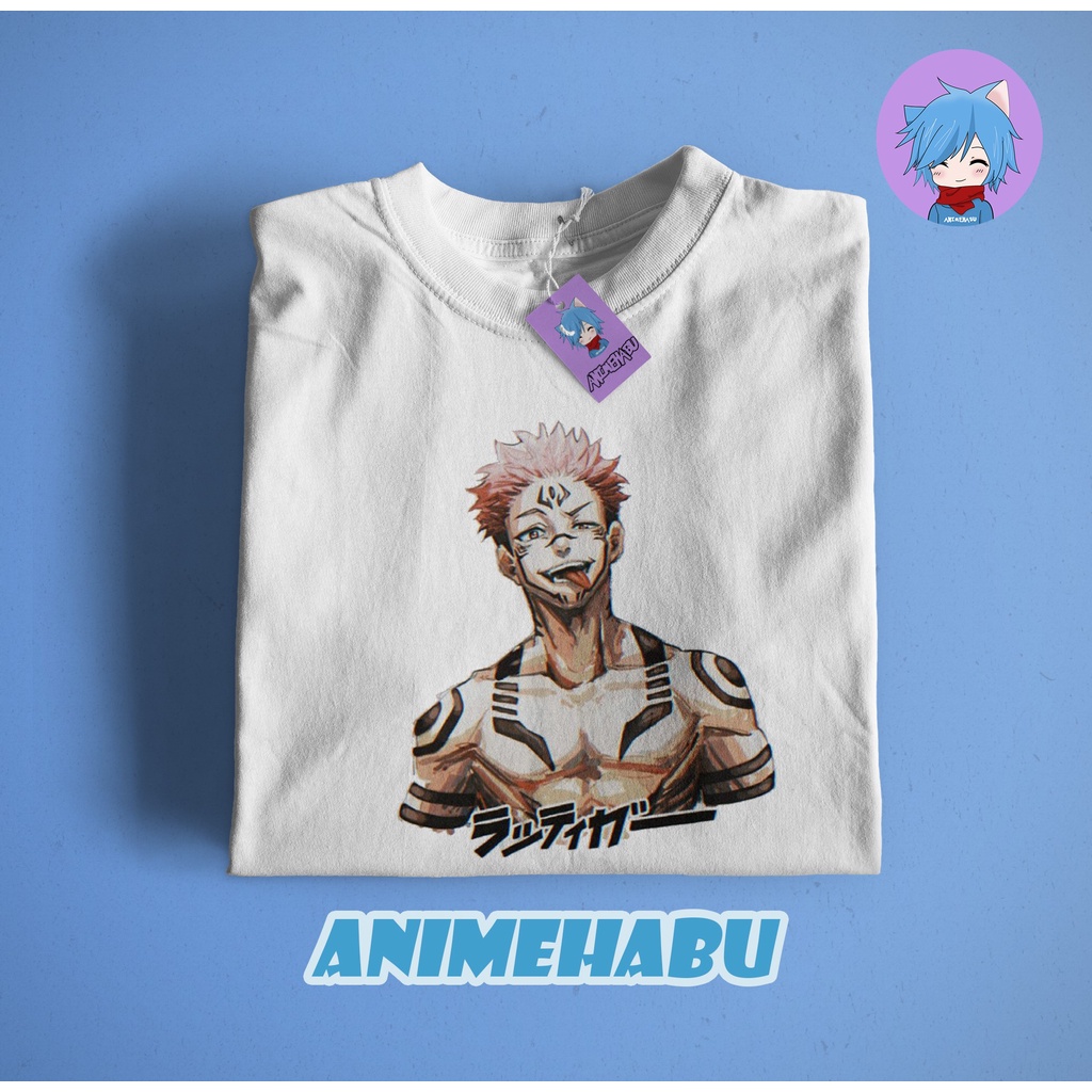 Sukuna Jujutsu Kaisen Anime Shirt w/ FREE STICKERS (Cotton Spandex ...