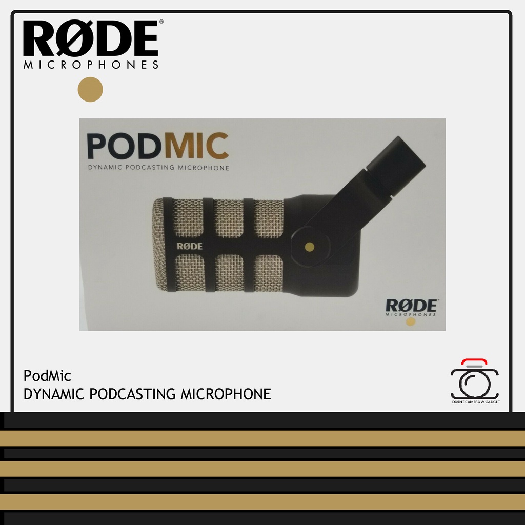 RODE PodMic DYNAMIC PODCASTING MICROPHONE | Shopee Malaysia