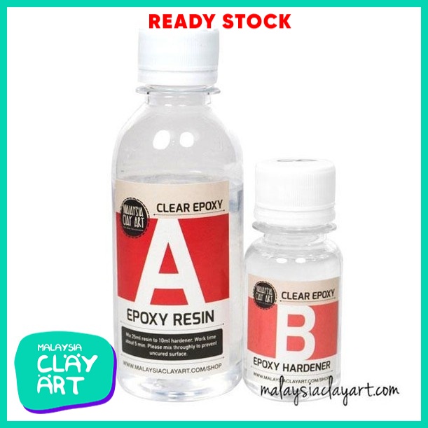 Epoxy Resin 200G (150G + 50G) Clear projek Rbt Sekolah Tingkatan 2 3 ...