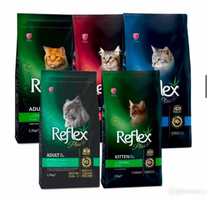 Reflex Plus Kitten Adult Cat Dry Food 15KG Salmon Chicken