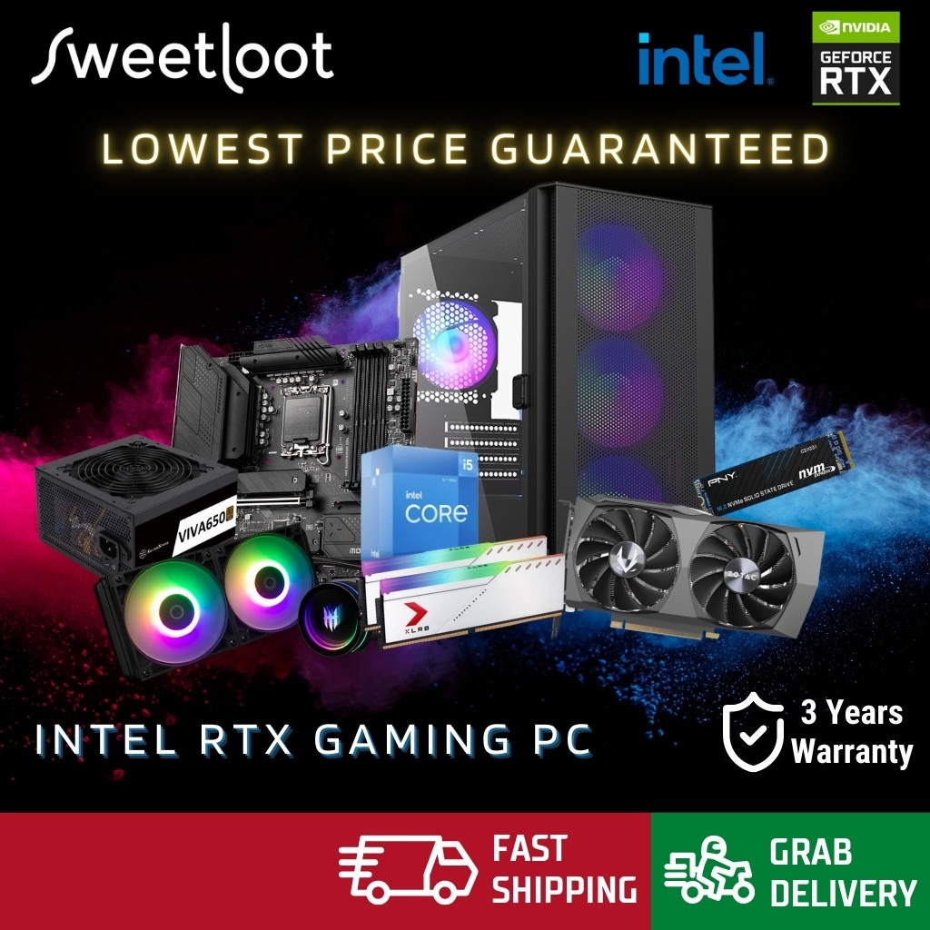 Gaming Pc Package Intel 12th 11th Gen 12400f 11400f 10105f I5 I3 Budget Custom Desktop Rig 5533