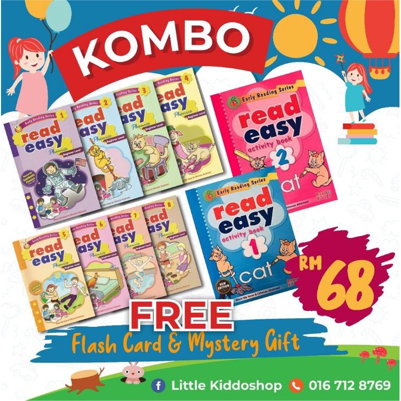 Set Kids Book Buku Budak School English Read Easy | Shopee Malaysia
