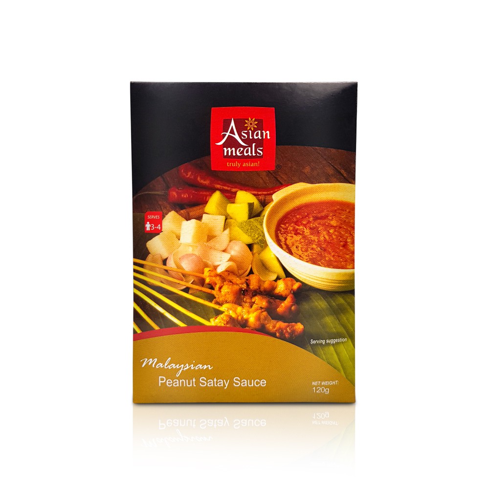 Asianmeals Peanut Satay Sauce 120g, Halal Certified, Dipping Sauce