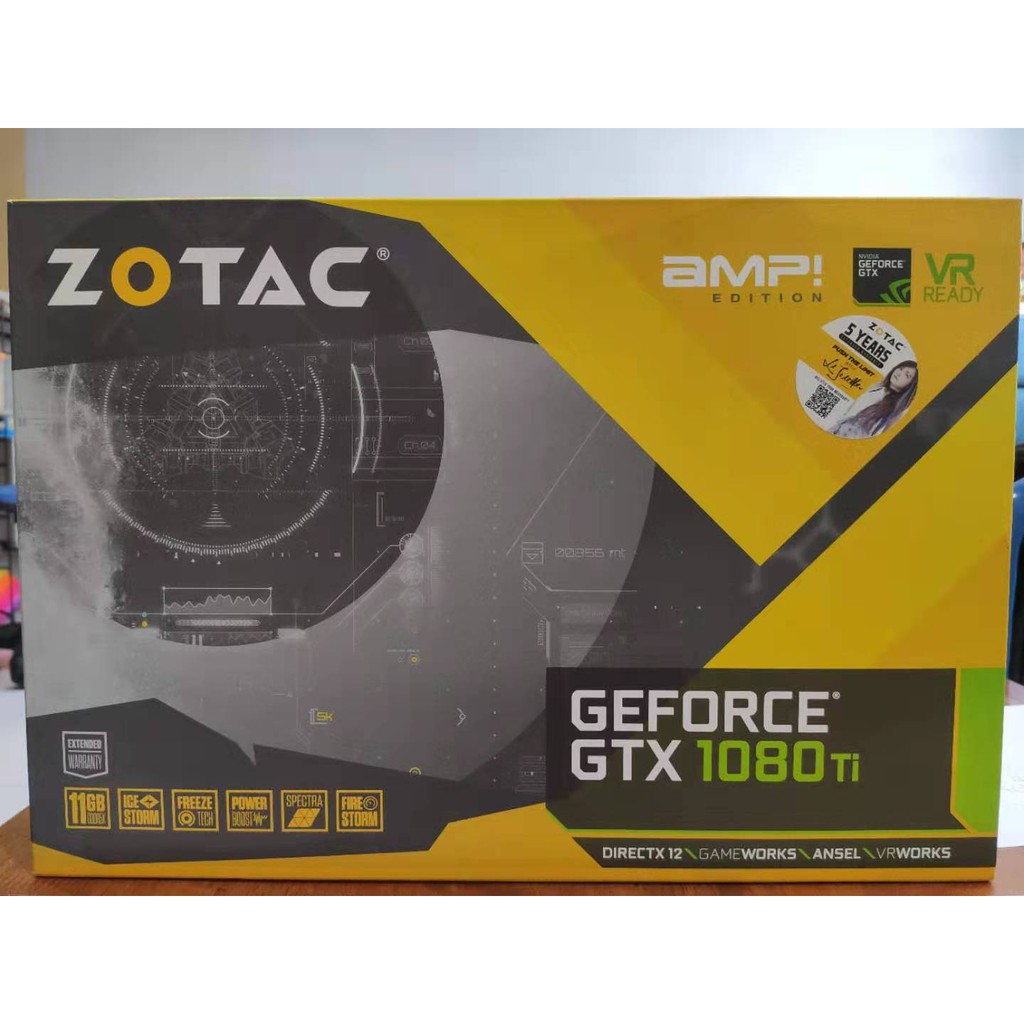 ZOTAC GeForce GTX 1080 Ti AMP Edition 11GB GDDR5X 352-bit