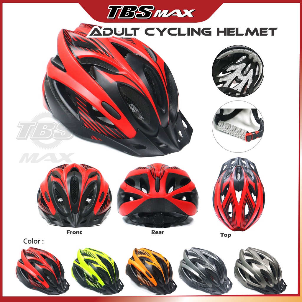 Adjustable Adult Cycling Helmet Topi Basikal Untuk Dewasa