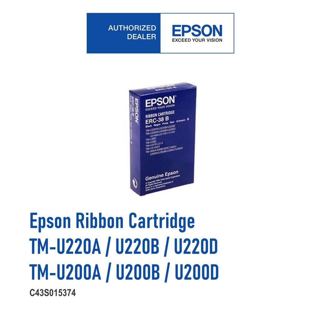 Epson ERC38 (B) Receipt Printer Ribbon Original Shopee Malaysia