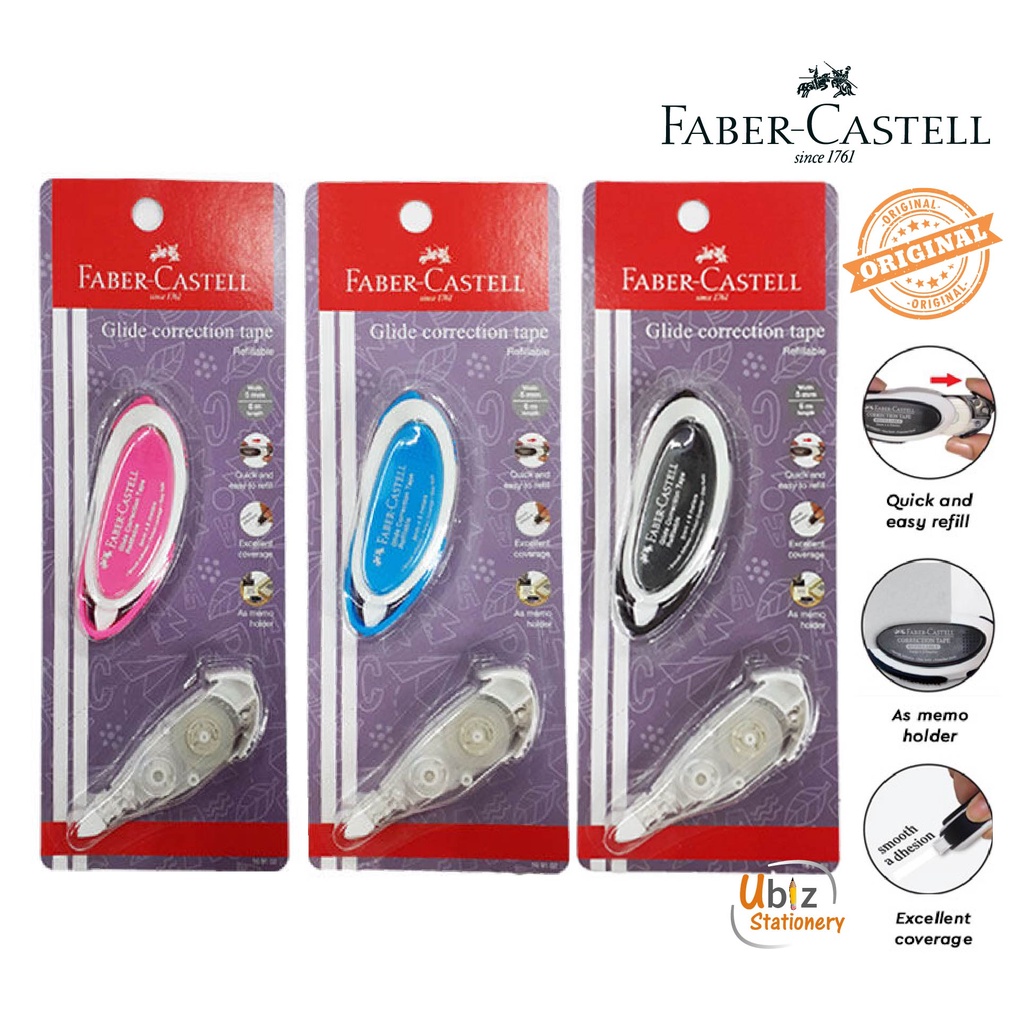 Faber Castell Correction Tape 6m with Refill