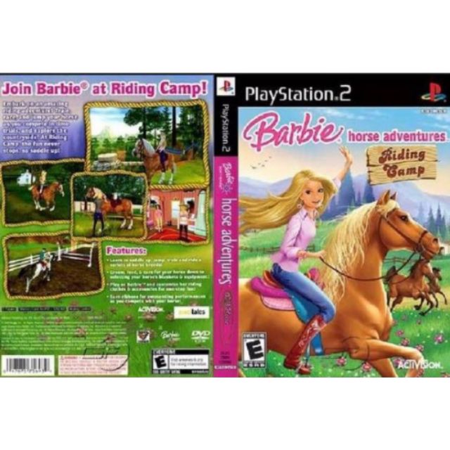 PS2 GAME COLLECTION Barbie Horse Adventures Riding Camp