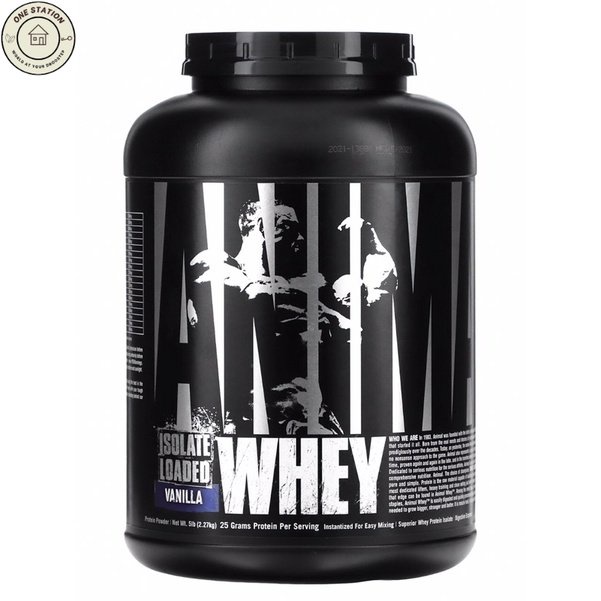 Universal Nutrition, Animal Whey Isolate Loaded, Vanilla, (2.27 kg ...