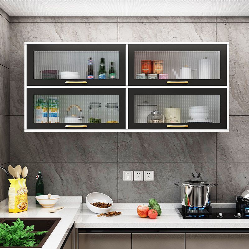 ️Kitchen Hanging Cabinet丨Glass Wall Cabinet丨Wall Mounted Storage ...