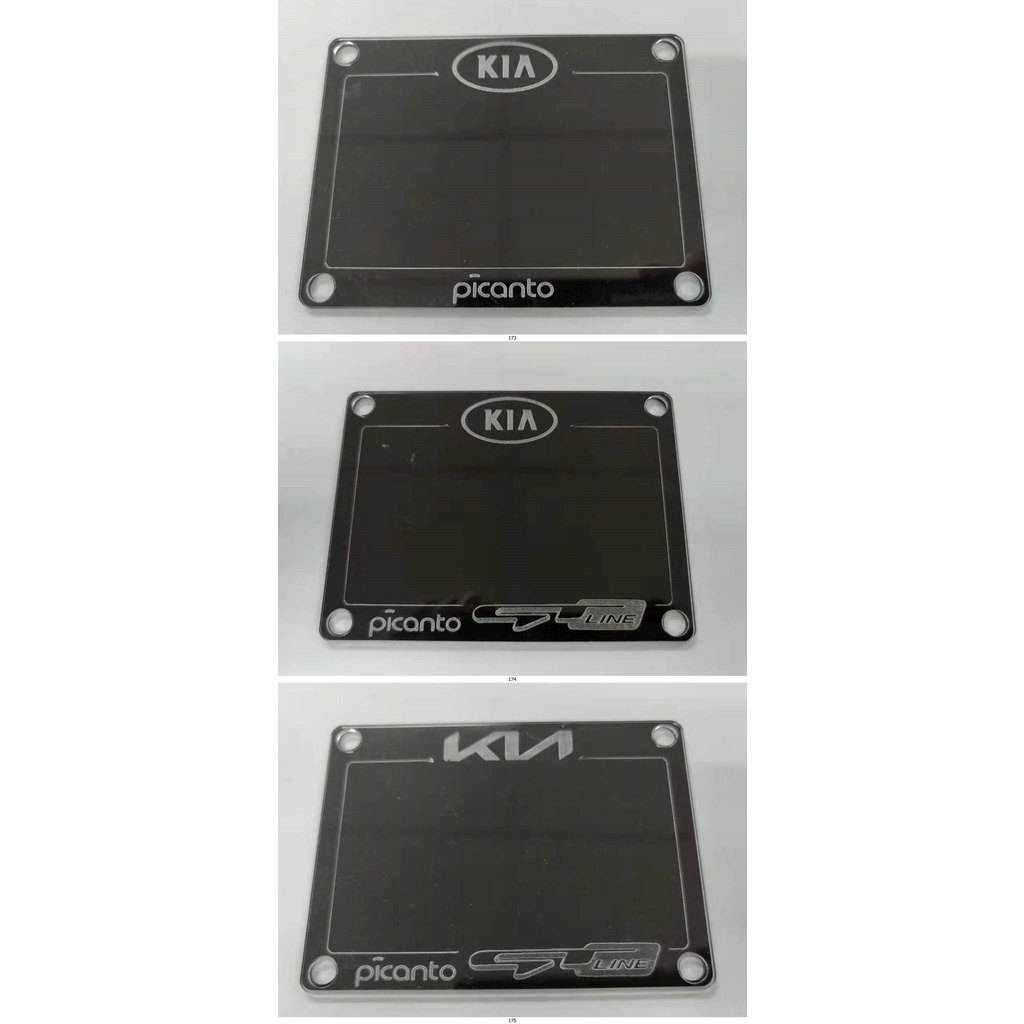 Kia Picanto GT RoadTax Holder 2 Layer High Quality Acrylic Transparent