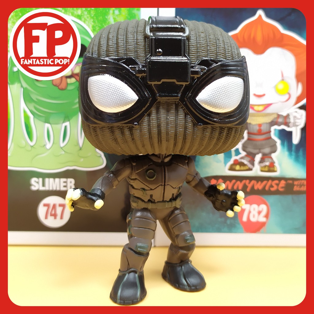 Funko POP : Marvel / Movies : Spider-Man : Far From Home - Spider-Man  (Stealth Suit) (469) (Box Condition : 9/10) | Shopee Malaysia