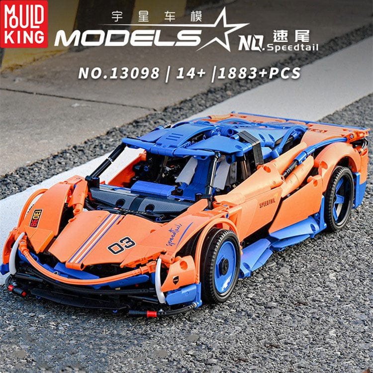 Mould King Technical 27098 - Set di mattoncini per auto della polizia