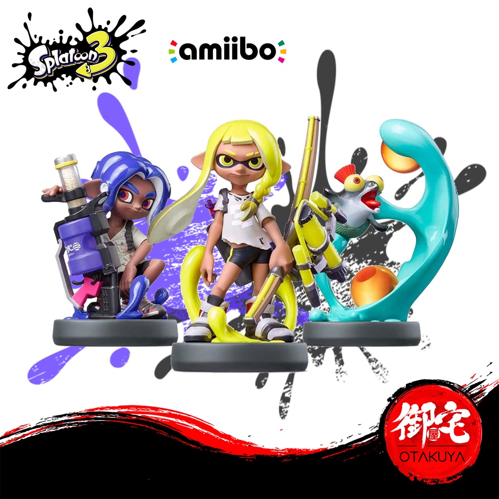 Nintendo Amiibo Splatoon 3 Series - Inkling/Octoling/Smallfry | Shopee ...