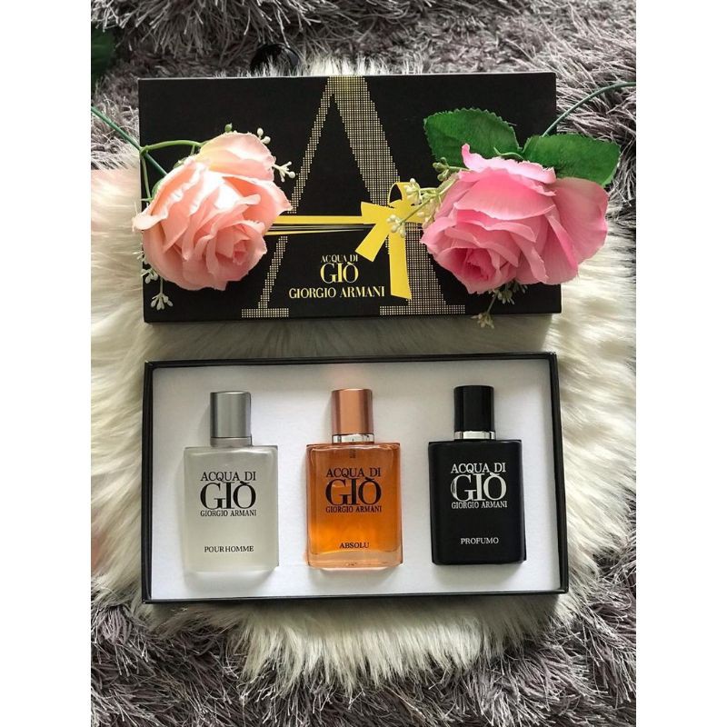 Giorgio armani miniature outlet set