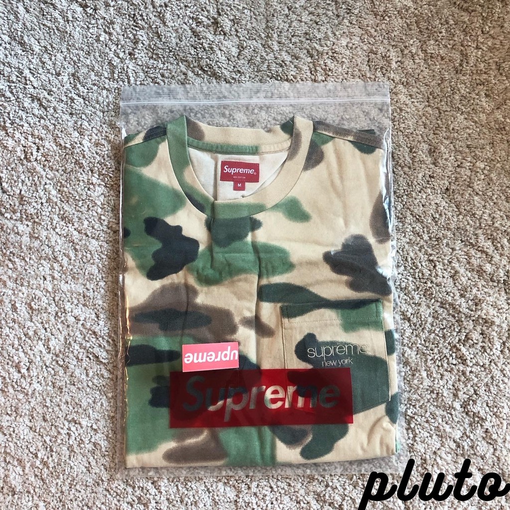 Authentic] Supreme Overdyed Pocket Tee (T-Shirt) - M | Shopee Malaysia