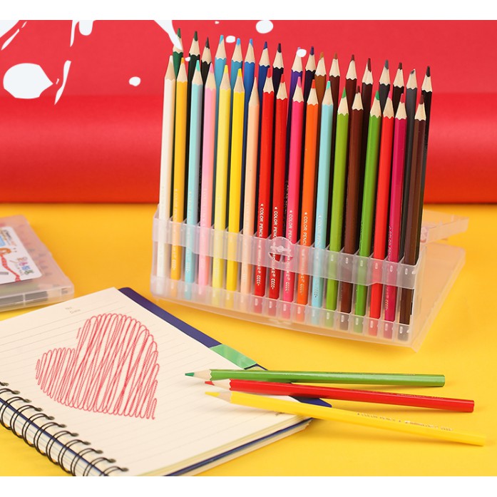 (18/36 Colors) Changli Color Pencil with Display Standing Case | Shopee ...