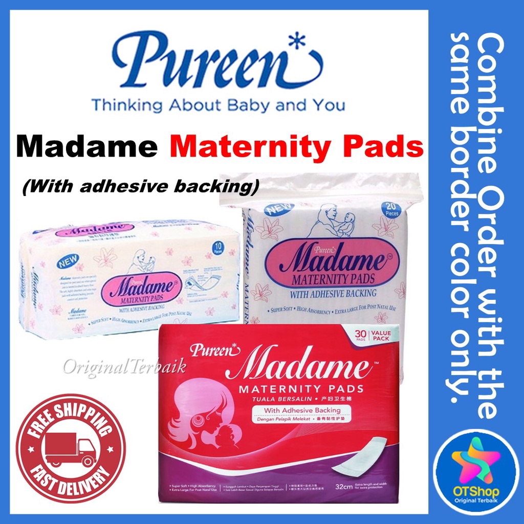 Pureen Madame Maternity Pads, 20 - 30 Pads