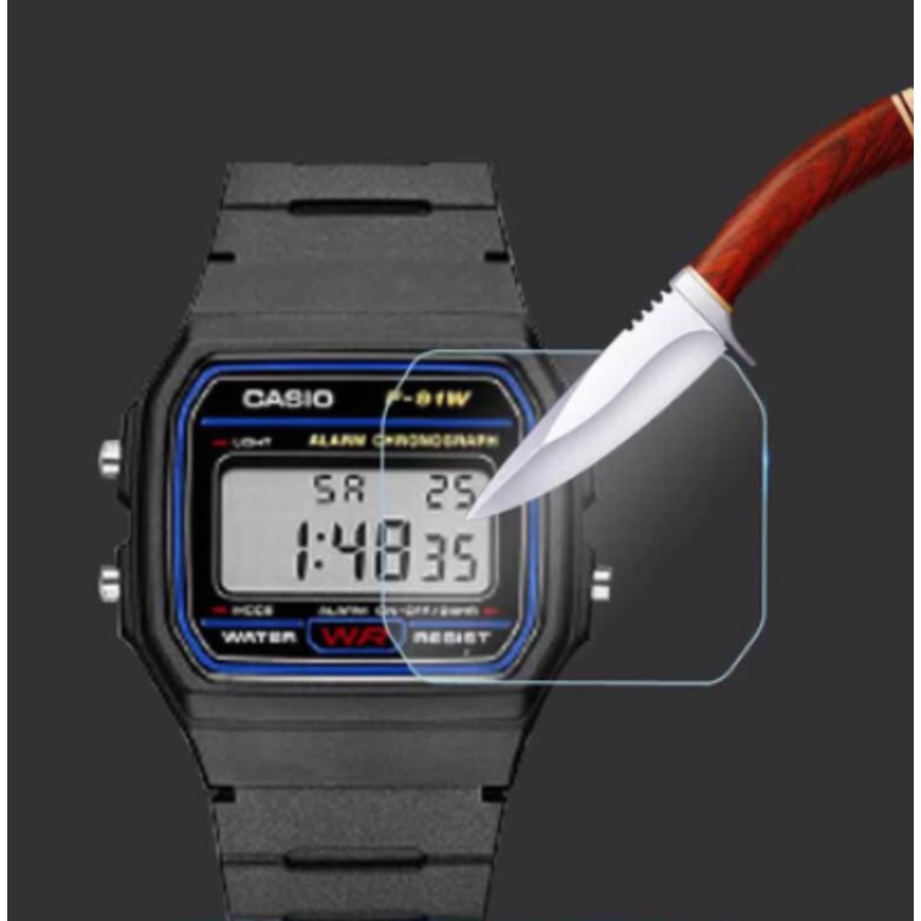 3PCS Clear Watch Film Screen Protector Film For Casio F91W 1 F 91W 1YEF F 91WM 3AC Anti Scratch Shopee Malaysia