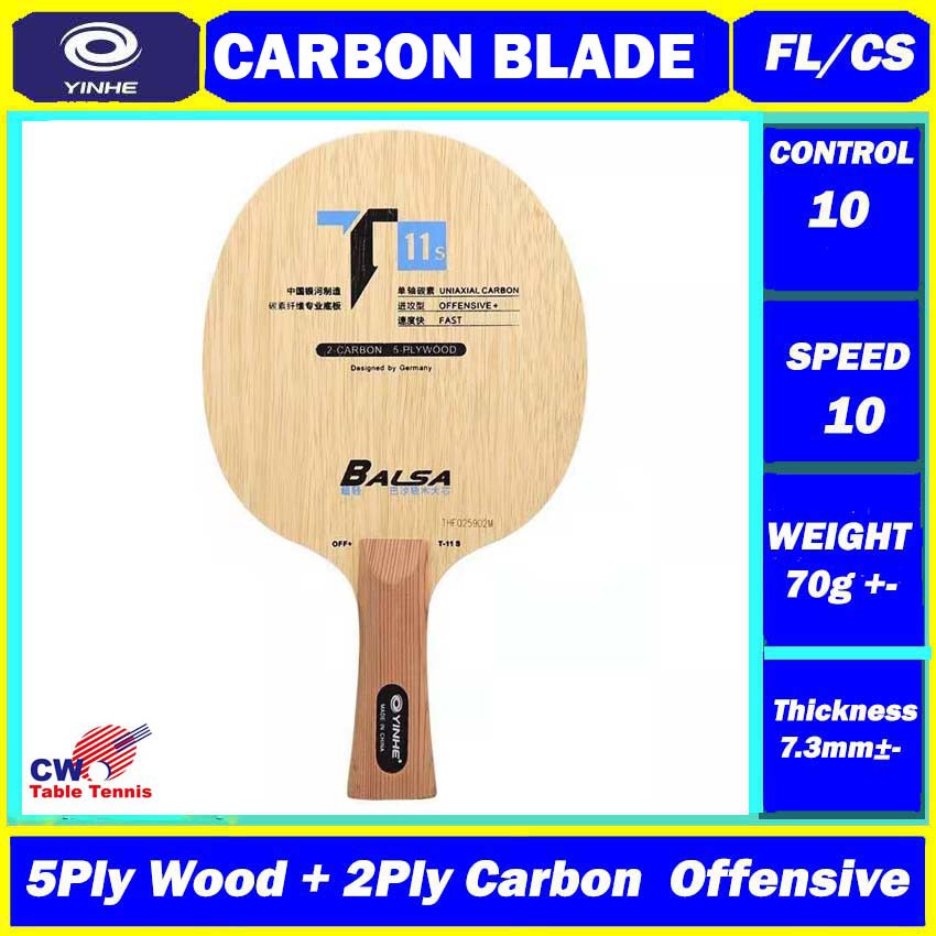 YINHE T11S Limba Balsa OFF Table Tennis Blade for PingPong Racket 5Ply